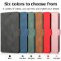 Custom leather flip phone case card holder mobile phone bag leather phone cover card holder