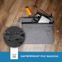 Smoker Hard Leather Stash Case Carbon Lined Bag Cross Body  Smoking Products Smell Proof Dog Tested Bags with Mesh Divider