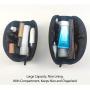 Gelory 2024 Hot Sale Waterproof Travel Makeup Bag Clutch Handbag Portable Cosmetic Organizer Pouch