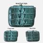 Carteras Dompet Custom Luxury Genuine Real Crocodile Skin Leather Men Women Short Zipper Coin Money Purse Card Holder Wallets