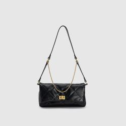 Designer Luxury Shoulder Bags Fashion Soft Leather Quilted Bag Folded Lady Chain Bag