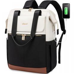 LOVEVOOK Convertible College Tote Daypack Work Waterproof Nurse Teacher Bag With USB Travel daily life Computer Laptop Backpack