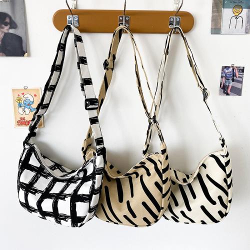 Summer High Capacity Fresh Sweet Ladies Bucket Bag 2022 New Style Fashion Japanese Retro Canvas Bag Student Stripe Messenger Bag