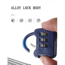 ZR413 New Mini Notebook Password Lock Stationery Box Drawer Cabinet Luggage Lock Metal Material Wholesale