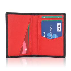 Custom Genuine Leather Bifold Business Wallet Card Holder Leather Slim Passport Leather Wallets