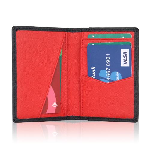 Custom Genuine Leather Bifold Business Wallet Card Holder Leather Slim Passport Leather Wallets