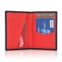Custom Genuine Leather Bifold Business Wallet Card Holder Leather Slim Passport Leather Wallets