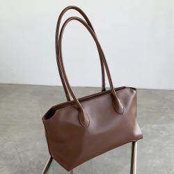 Factory Direct Sale Dacron Material Zipper Handbag Inside Patch Pocket Bags Women Shoulder