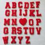 Stick On Handbags Directly Wholesale 26 Alphabets A-Z Gold Sequin Custom Embroidery Pearl Woven Chenille Varsity Letter Patches