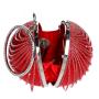 HR418 New Popular Tassel Dinner Clutch Bag Women's Luxury Handheld Banquet Bag Metal Dress Versatile Evening Party Circular Bag