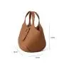 Classic Design Purses And Handbags Ladies Bags Soft Lichee Leather Bucket Bag Women Handbags