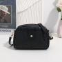 Korean Fashion Ladies Messenger Bag Embroidered Camera Bag Single Strap Joker Hand Portable Trendy Featuring Chains Decoration