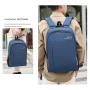 ZR906 Men Laptop Bag Anti Theft USB Computer Cover Backpack Oxford Waterproof Zipper Print Logo Backpack Business Schoolbag