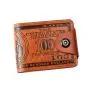 Short wallet men's new brand personality money clip men's bifold buckle multi-card position pu leather wallet purse
