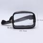 Women Men Plastic Buckle Adjustable Strap Clear Bags Stadium Approved Belt Bag Transparent Chest Waist Bumbags Clear Fanny Pack
