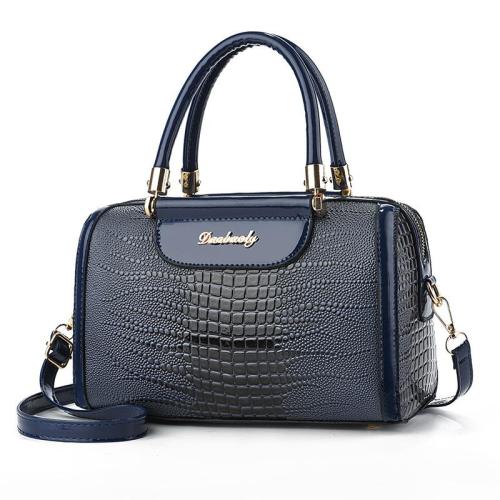 Bags for women 2024 new crocodile pattern Boston pillow bag large capacity women's handbag shoulder crossbody bag