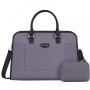 LOVEVOOK 15.6 In Laptop Tote Work Bags Canvas Briefcase Lightweight Handbag Shoulder Bag Office College Laptop Bag for Women