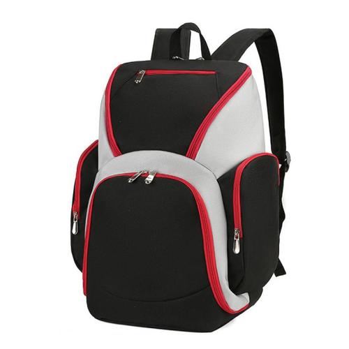 HR161 Printed Logo Multifunctional Basketball Bag Canvas Fashionable Travel Football Training Bag Individual Student Backpack