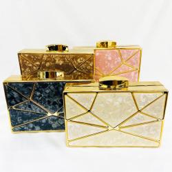 custom PVC Clutch Bag Evening Bag for Women Wedding Party Purse Ladies Handbag Cross-body Bag