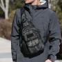 ZR744 Hot Selling Chest Bag Men New Shoulder Bag Sports Travel Crossbody Bag Leisure Solid Color Oxford Cloth Satchel Outdoor