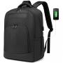 LOVEVOOK 15.6 17 Inch Waterproof Travel Backpack with USB Port Mens Anti-theft College School Bookbag Laptop Backpack for Men