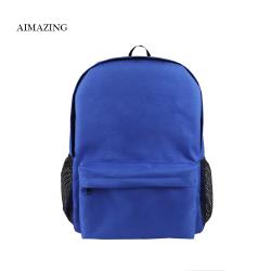 Blue Mini Smell Proof Backpack with Lock for Men Women Travel Bookbag Smoking Accessories Storage