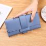 HOT Women's Flip Wallet Female Purses Card Holder Multi-function Wallets PU Leather Clutch Money Bag Pu Leather Wallet carteras para mujer