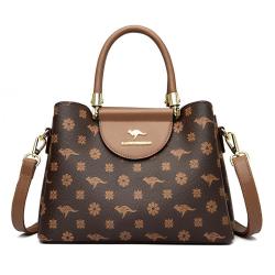 2024 Bags for Women Fashionable Messenger Bag Lady-Style Shoulder Handbag with European and American Printed Design