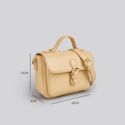 Fashion Women's Mini Messenger Bags Plain Leather Sling Crossbody Shoulder Bag Ladies Handbag
