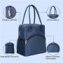 Gelory Reusable Cooler Tote Lunch Bag Easy Clean for Work Picnic Travel Keep Food Fresh Lunch Bag Box