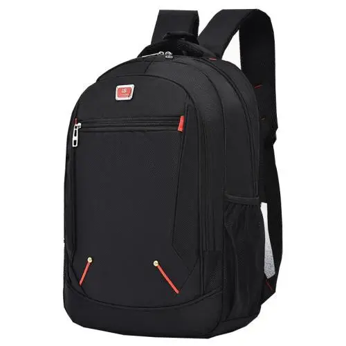 HR082 Unisex Gift Printed Logo Students Backpack Oxford Sports Leisure Waterproof Travel Bag Cycling Soft Business Backpack