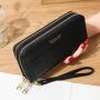 2023 New Women's Wallet Double Zipper Student Stone Pattern Wallet with Large Capacity Bag Fashion For Ladies