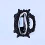 Custom  acrylic resin beads square hand bag Wholesale New Design Clutch Evening Bag Handmade Black Beaded Bags Handbag