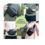 Oem Fashion Casual Waterproof sport fanny pack manufacturer multifunctional outdoor running black waist bag