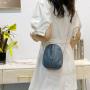 2024 Custom Genuine Leather Walnut Crossbody Bag For Women Luxury With Shoulder Chain