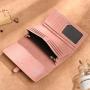 ZF316 RFID Anti-theft Brush Women's Wallet Coin Bag Handbag Multi Card Pocket Bag Long Trifold Bag Retro Leather