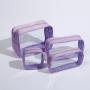New Trendy Product Custom Ladies Travel Toiletry Organizer Make Up Waterproof PVC Pouch Luxury Clear Zipper Cosmetic Bag