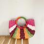 New Colored Moon Grass Handheld Large Capacity Bag
