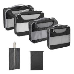 Personalized Luxury Clothes Storage Bag 8 Set Packing Cubes Luggage Packing Organizers for Travel Accessories