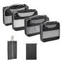 Personalized Luxury Clothes Storage Bag 8 Set Packing Cubes Luggage Packing Organizers for Travel Accessories