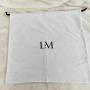 Custom Logo Printed White Cotton Flannel Drawstring Handbag Dust Cover Bag Handbag Gift Bag