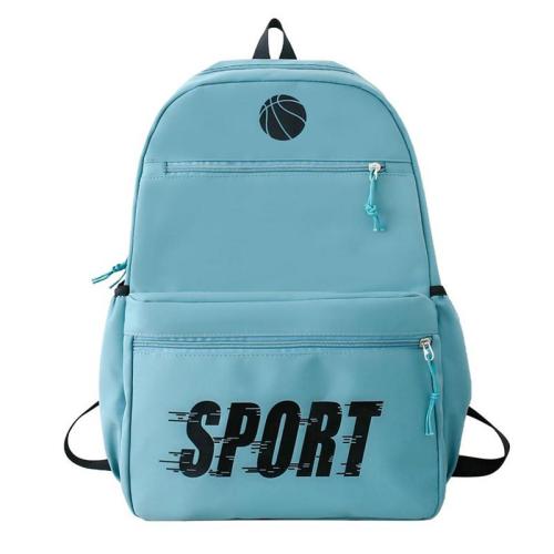 ZR843 Schoolbag New Backpack Fashion High Capacity Unisex Computer Laptop Bag Nylon High School Students Letter Backpack Sport
