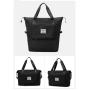 Large Capacity Folding Travel Bag Portable Lightweight Carry on Luggage Bags Waterproof Dry and Wet Separation Duffel Bag