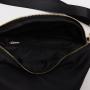 Large Capacity Nylon Waterproof  Belt Bag Zipper Closed Sling Bags For Men Custom Black Crossbody Fanny Bag