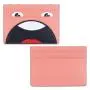 Customized logo RFID Blocking Premium Leather Passport Holder Travel Wallet Cute Cartoon Slim Card Case Credit Card Holder