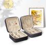 Fashion Portable Small Jewelry Boxes Travel Earrings Necklace Ring Organizer Storage Case Velvet Jewelry Box