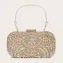 Wholesale lady diamond bags lady party purse metal box rhinestone clutch bags crystal evening bags clutch purse for women luxury