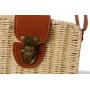 CCF658 Summer Straw Weaving Beach Bag For Women Holiday Shopping Straw Basket Bag Single-Shoulder Straw Small Bag