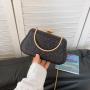 Trend metal handle crossbody bags ladies chain golden rhinestone bags women clutch bag party handbags wholesale