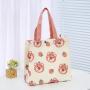 2024 New Original Mummy Bag Small Portable Cartoon Canvas Shopping Bag Simple Design